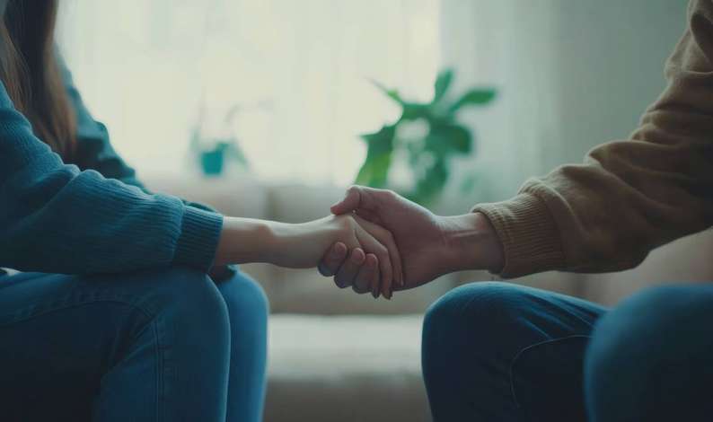 Group therapy session at Serenity Grove