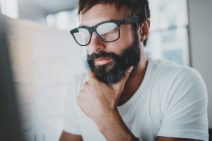 Man learning how to deal with opiate cravings