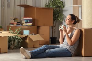 Woman in recovery learning where to go after rehab