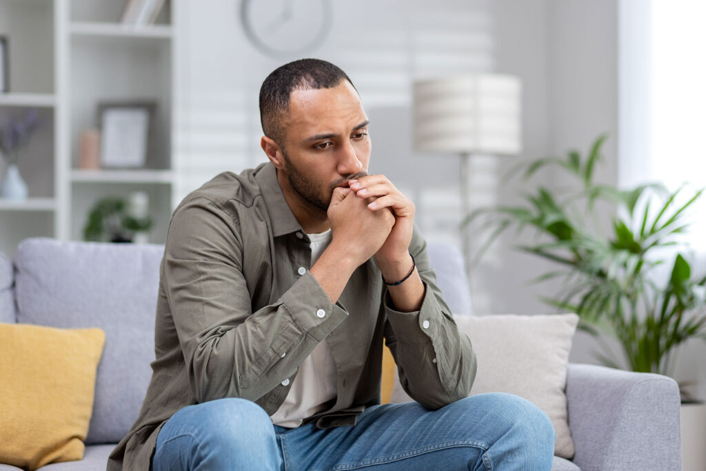 a man decides to enter treatment for his alcohol addiction