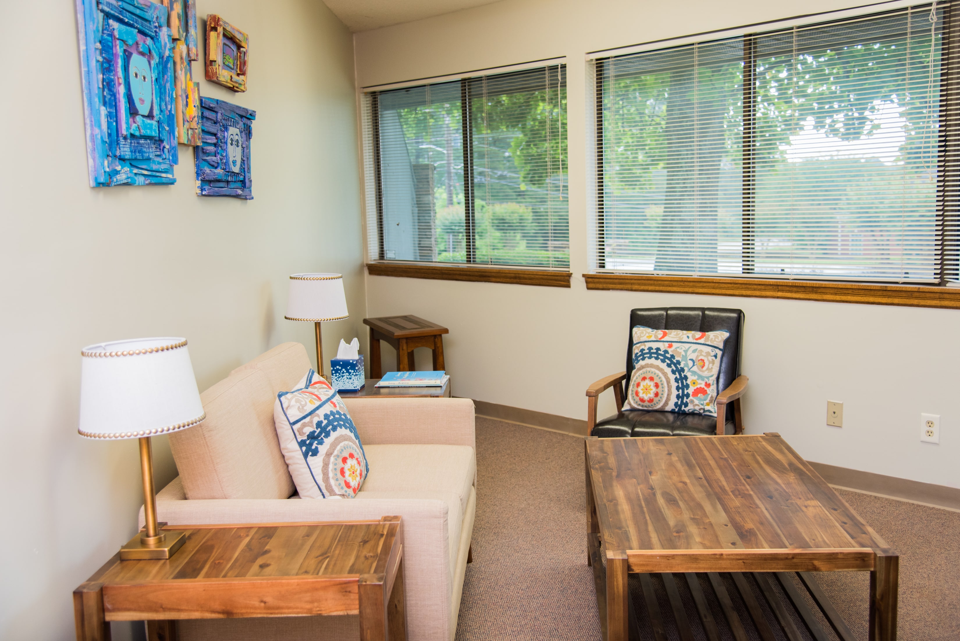 Therapist office at our Georgia addiction treatment center