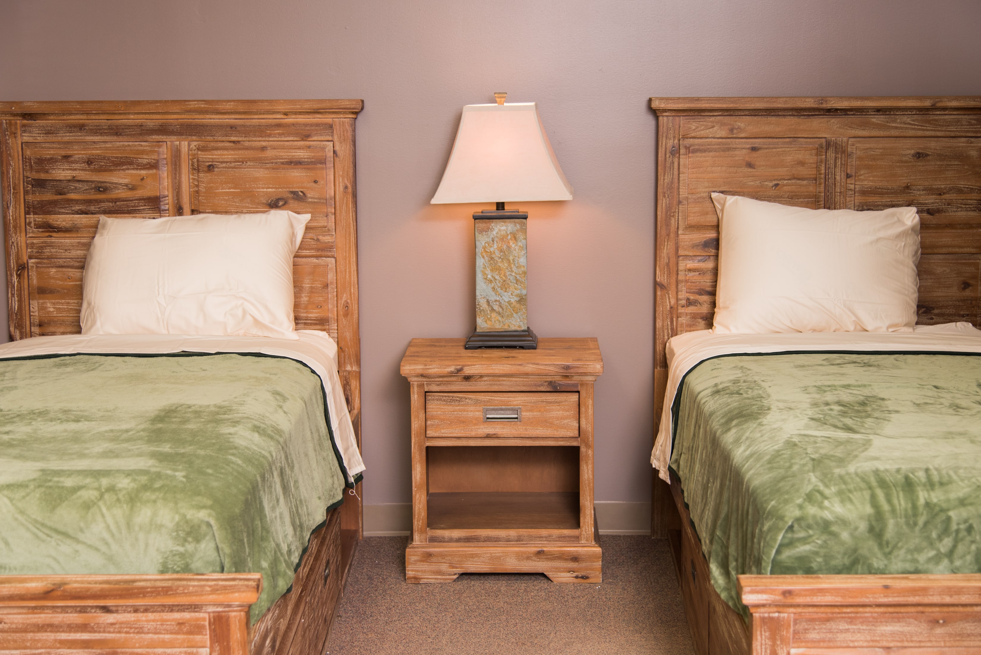 Patient room at Serenity Grove's Georgia addiction treatment center