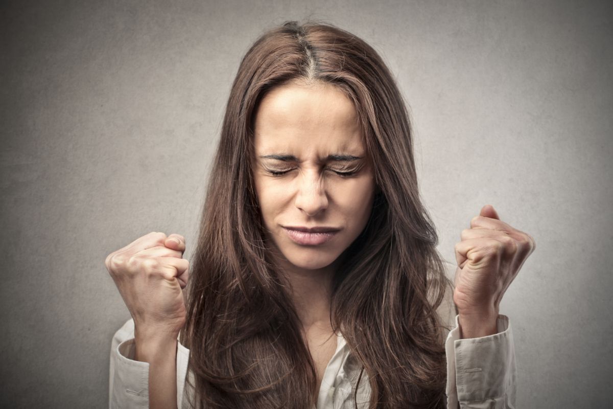 woman managing her anger