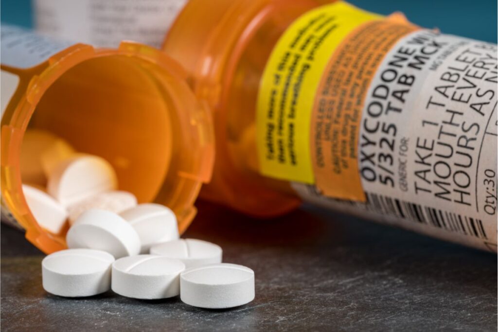 opioid prescription drugs (oxycodone)